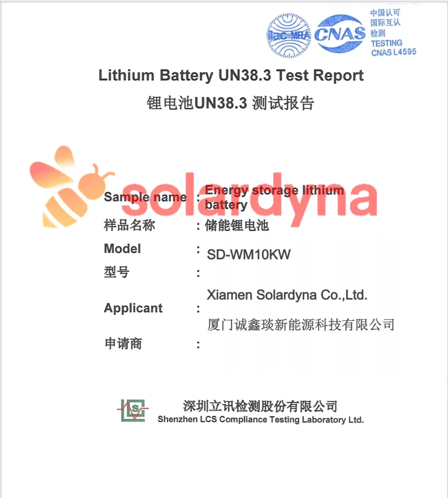 UN38.3-Certification-for-Solar-Energy-Storage-Battery-from-solardyna-Factory-China