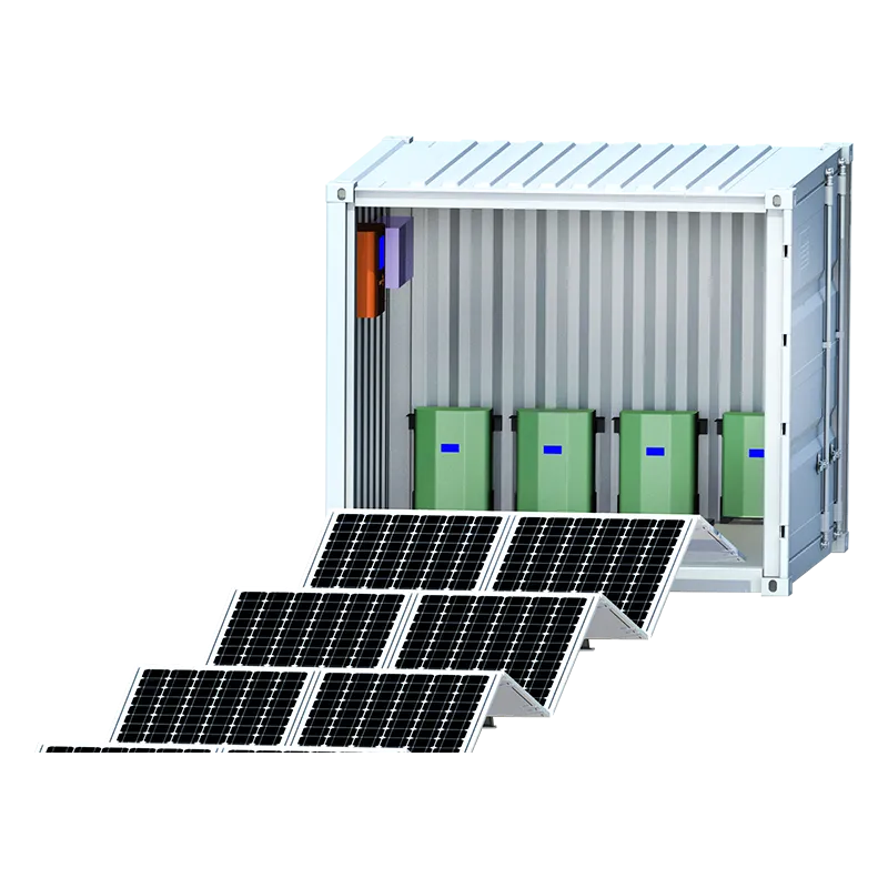 30kWp 40kWh Solar ESS Container fully deployed, illustrating modular lithium battery storage, hybrid inverters, and optional diesel generator