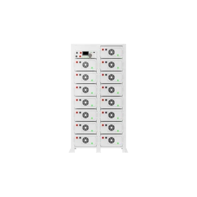 High voltage rack mounted LiFePO4 battery cabinet for commercial and industrial energy storage
