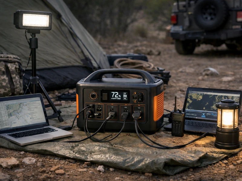 Commercial portable power station used for outdoor and field operations