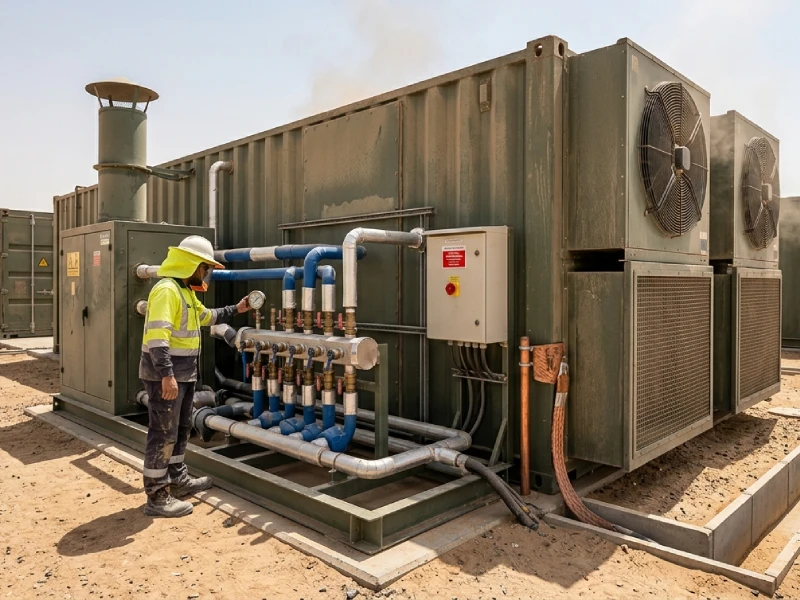 Liquid-cooled utility-scale ESS operating in high-temperature desert conditions