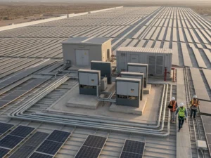 Warehouse rooftop solar and commercial ESS deployment in semi-arid industrial logistics zone