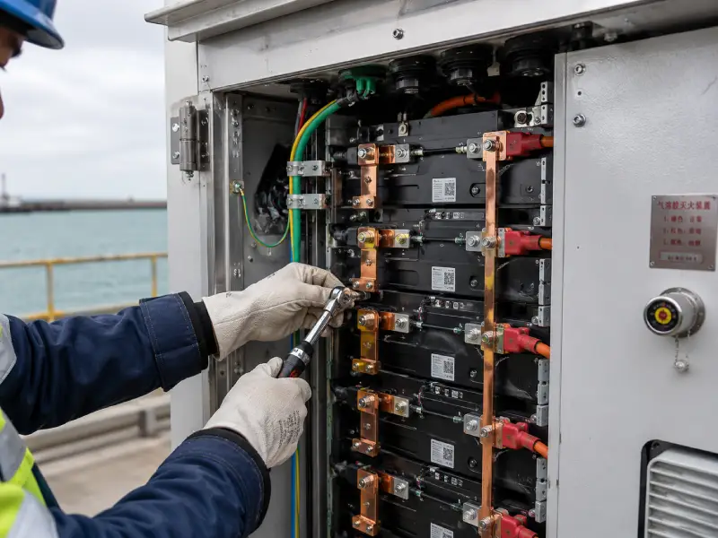 LiFePO4 ESS battery BMS and electrical safety inspection details