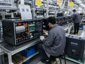 Commercial LiFePO4 portable power station manufacturing and quality inspection process