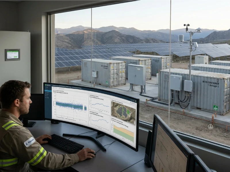 Remote monitoring platform managing solar and battery storage assets in mountainous terrain