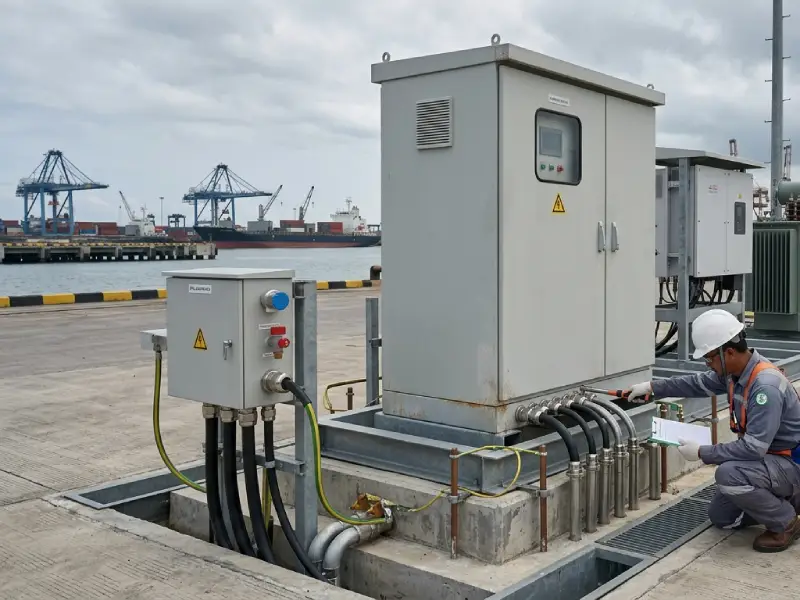 Corrosion-resistant commercial battery energy storage system operating in a tropical coastal industrial environment